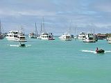 Galapagos 5-1-01 Puerto Ayora Boats In Academy Bay
